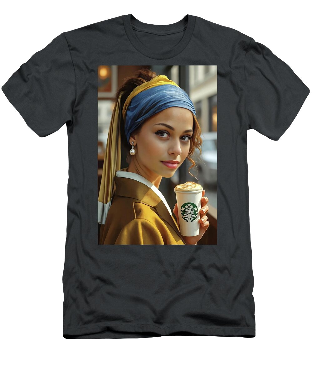 Girl with the Pearl Earring Vyanne Shyres T-Shirt