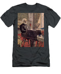 Giuseppe Verdi At Piano 1899 Engraving Achille Beltrame Album T-Shirt