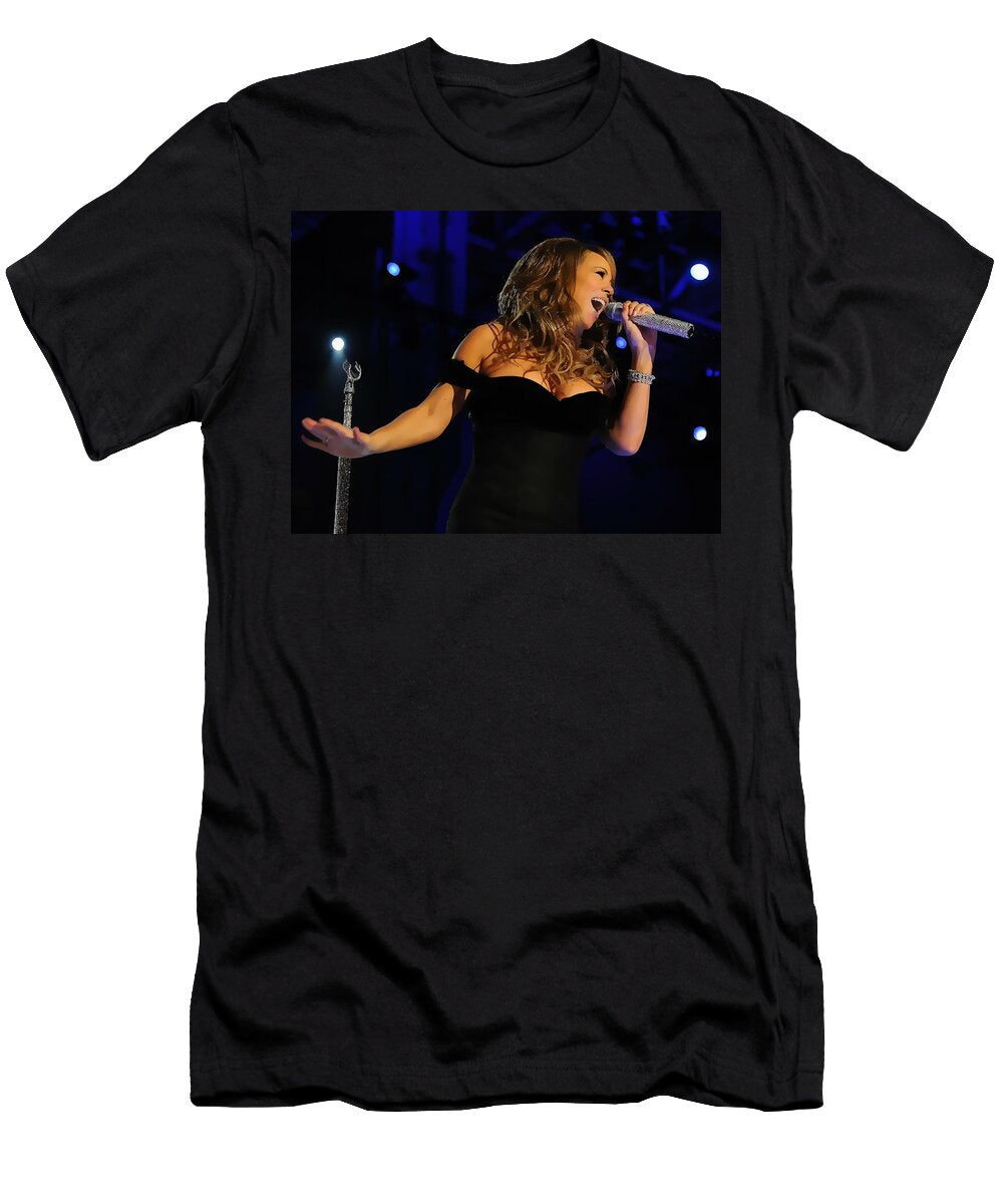 Glamorous Mariah Carey in Concert Elaine Plesser T-Shirt