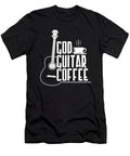 God Guitar Coffee Music Lover Funny Christian Product Alessandra Roth T-Shirt