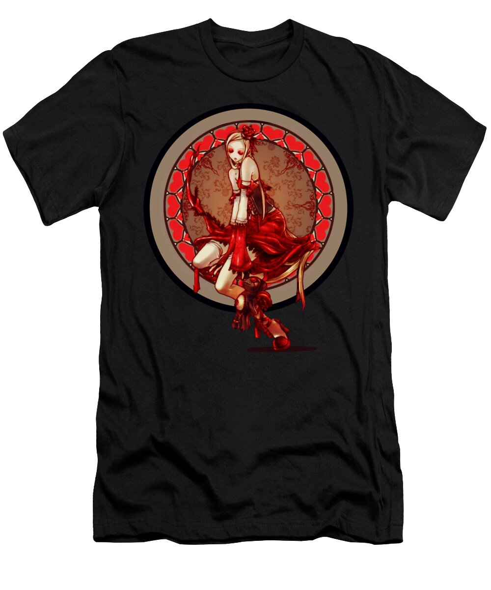 Goth Beauty Art Attack T-Shirt