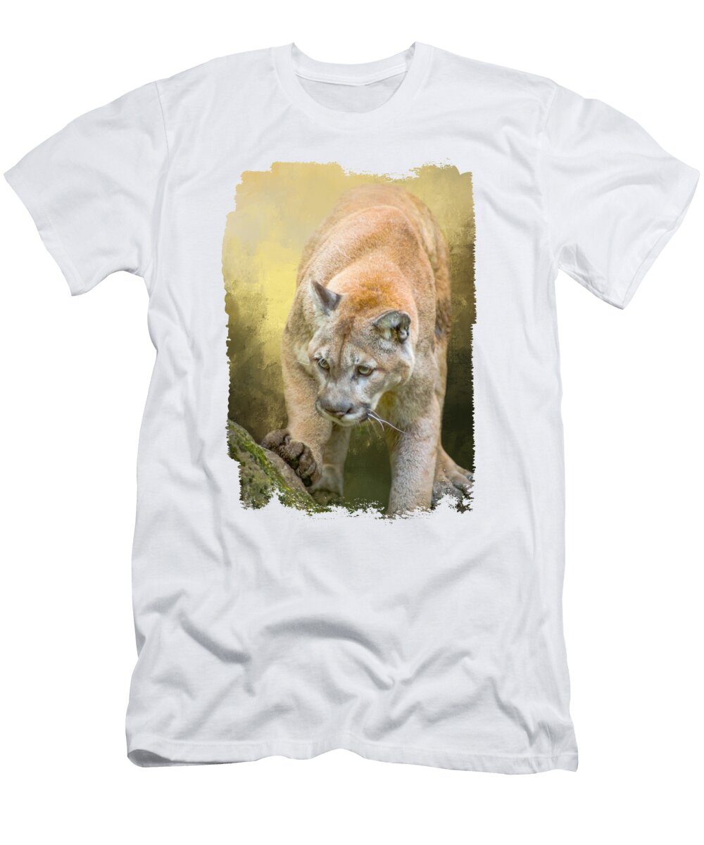 Graceful Cougar Two Elisabeth Lucas T-Shirt