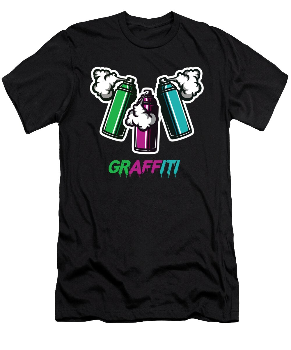 Graffiti Artist Street Art Illustrator Typography Drawing Spray Paint Illustration Thomas Larch T-Shirt