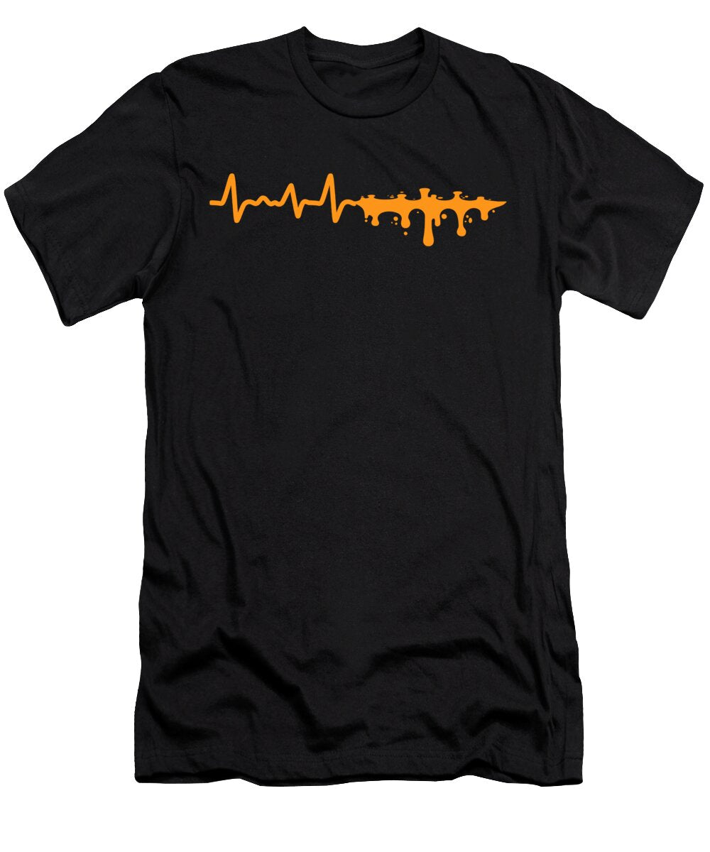 Graffiti Spray Paint Artist Heartbeat Hiphop Urban Street Wall Mural Art Thomas Larch T-Shirt