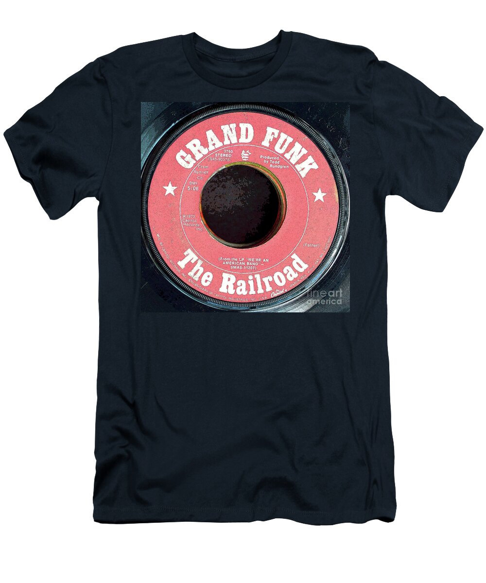 Grand Funk Railroad the Railroad Song 1970s David Lee Thompson T-Shirt