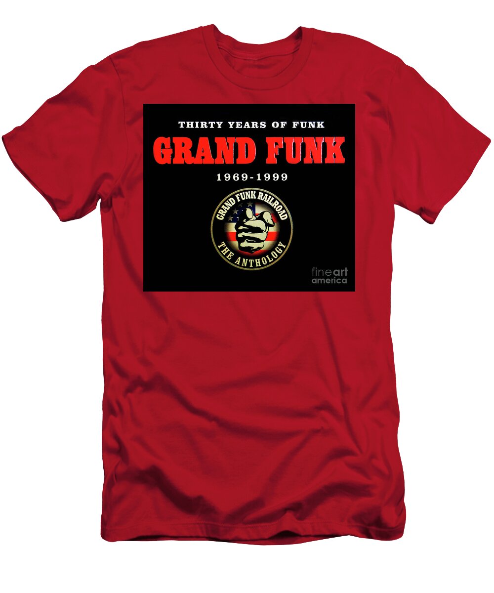 Grand Funk Thirty Years of Funk Album Cover David Lee Thompson T-Shirt
