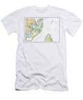 Grand Manan Channel Maine and New Brunswick Nautical Chart Map 2023 Carol Japp T-Shirt