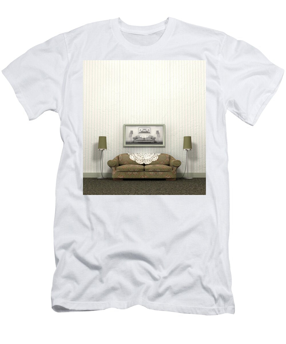 Grandmas Old Sofa Allan Swart T-Shirt