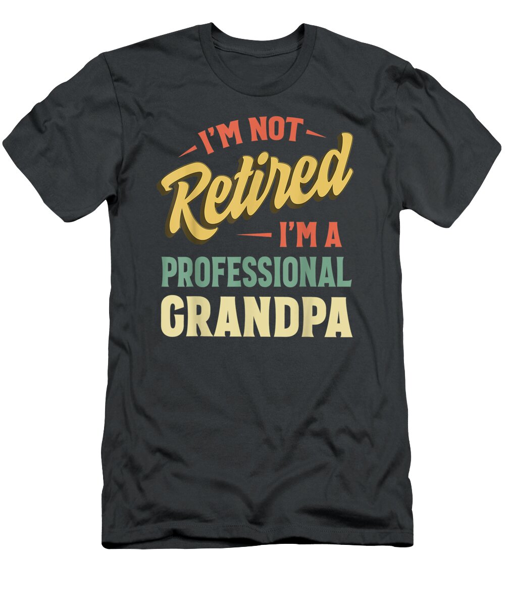 Grandpa for Men Funny Fathers Day Retired Grandpa Olav Ritan T-Shirt