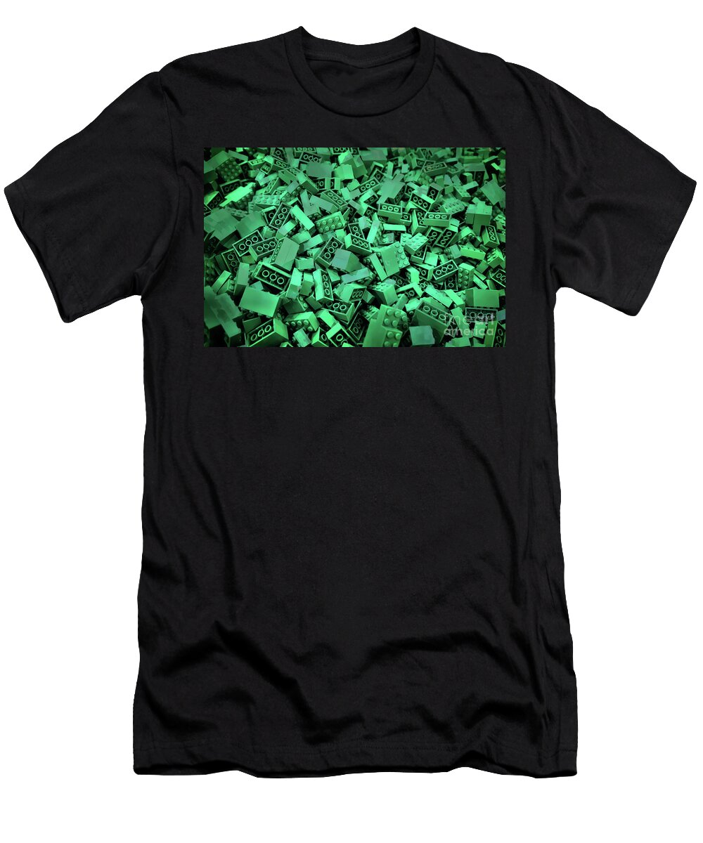 Green Lego Abstract Norma Warden T-Shirt