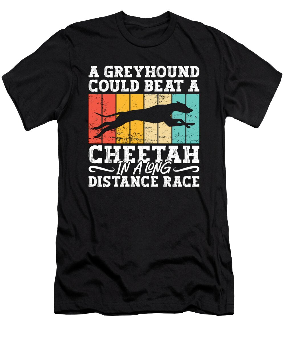 Greyhound Racing a Greyhound Retro Greyhound Racer Tshirtconcepts Marvin Poppe T-Shirt