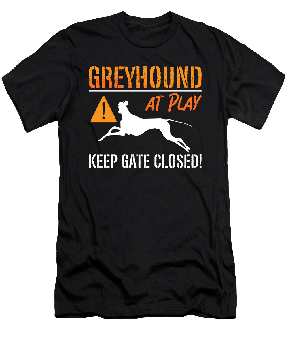 Greyhound Racing Greyhound At Play Greyhound Racer Tshirtconcepts Marvin Poppe T-Shirt