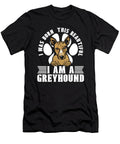 Greyhound Racing I Was Born This Greyhound Racer Tshirtconcepts Marvin Poppe T-Shirt