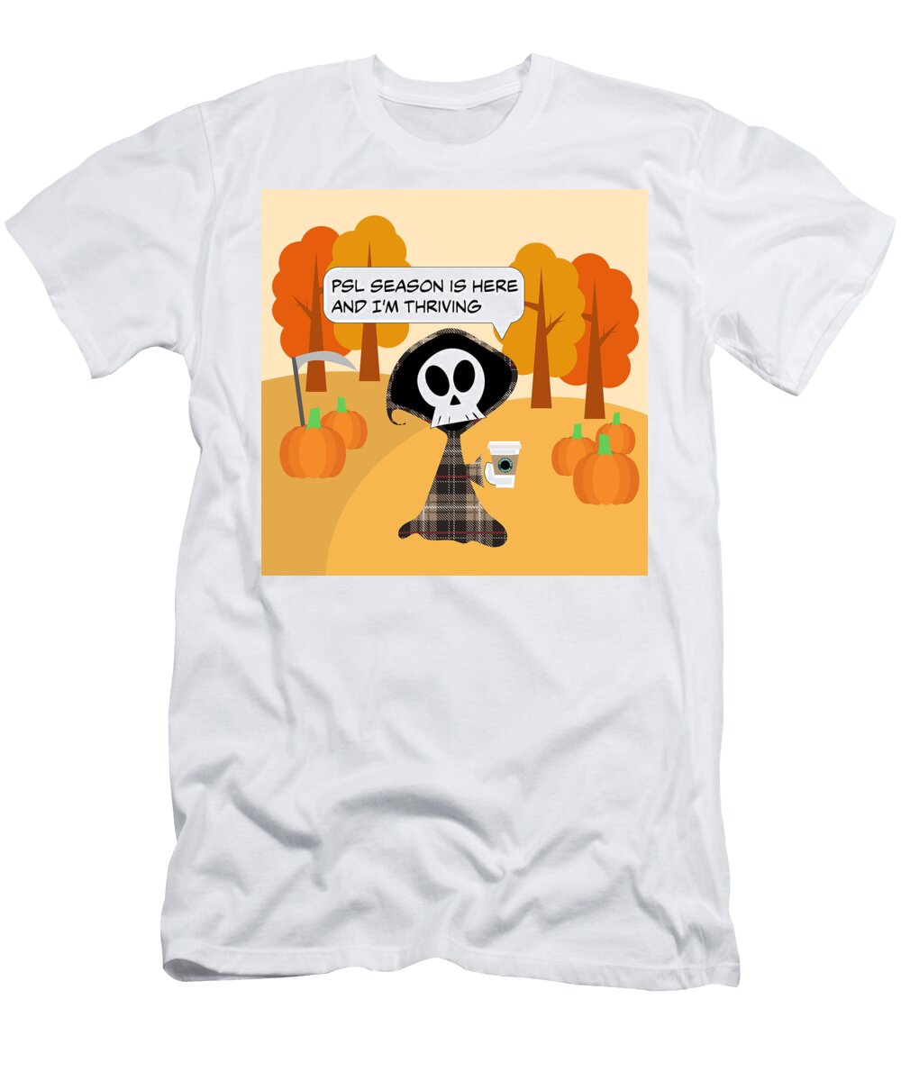Grim Loves Psl Season Allison Weinstock T-Shirt