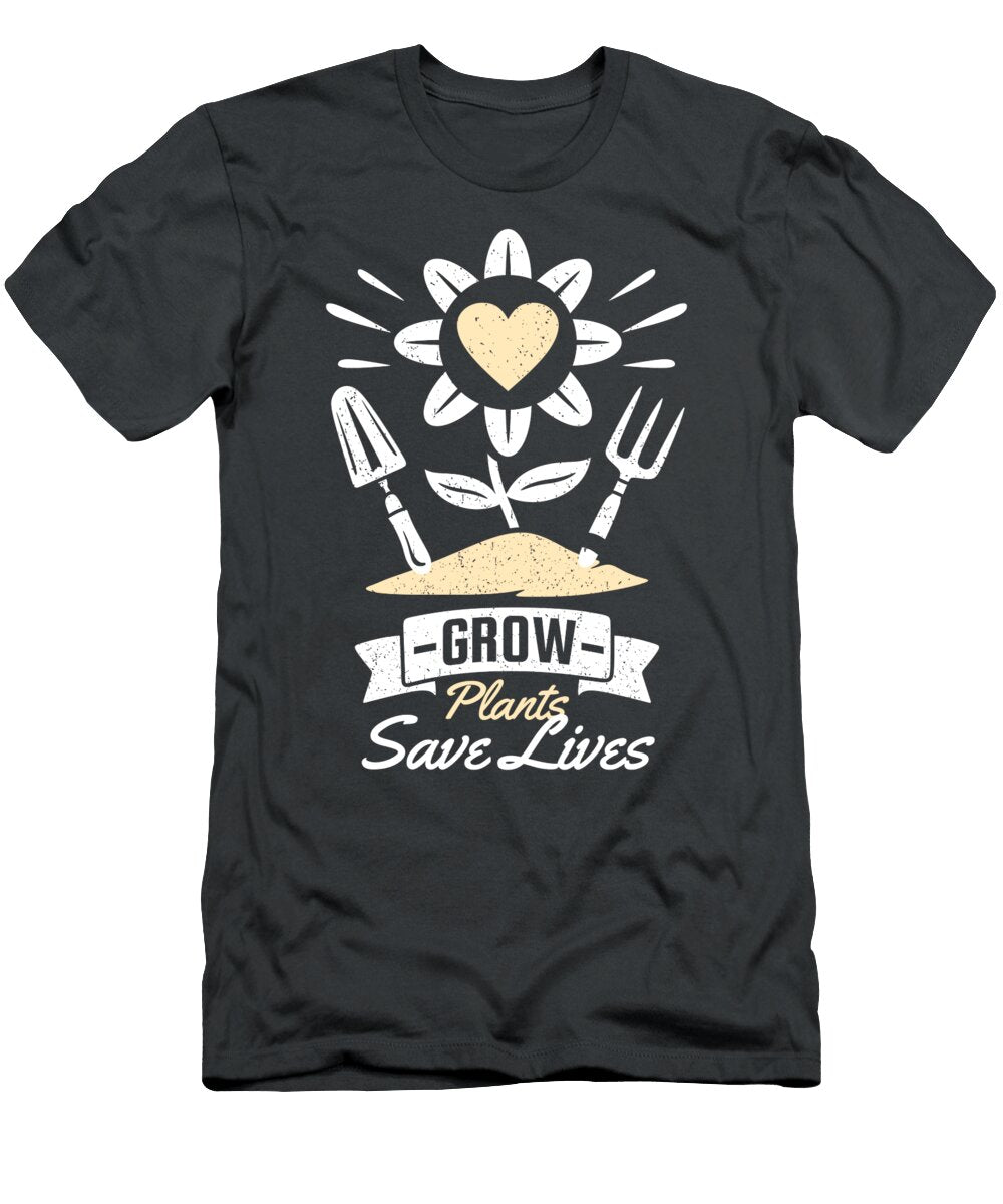 Grow Plants Save Lives Numees Shony T-Shirt