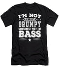 Grumpy Bass Guitar Player Cool Gift Dusan Vrdelja T-Shirt