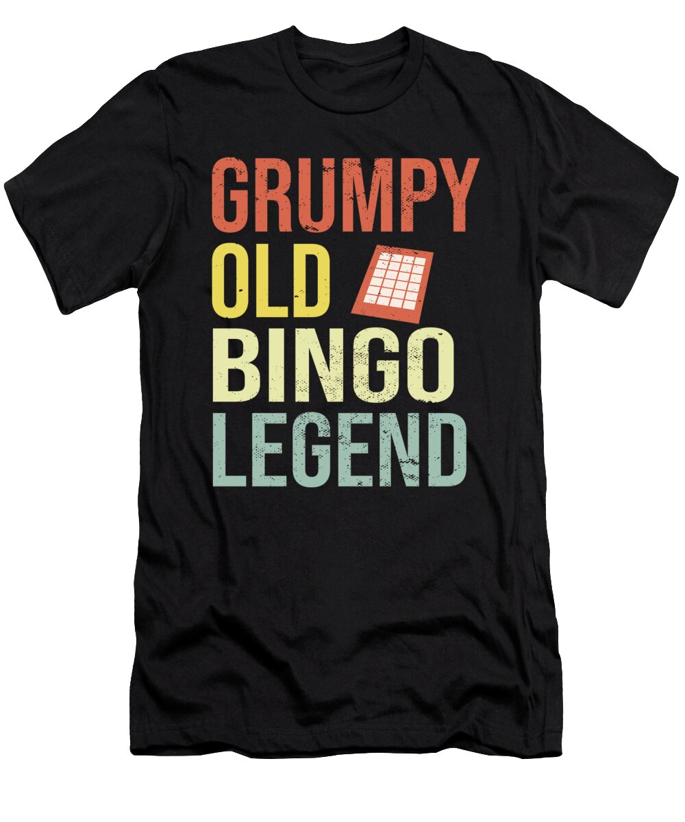 Grumpy Old Bingo Legend Bingo Player Me T-Shirt