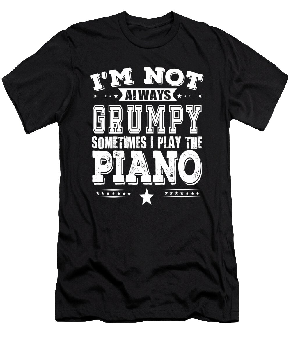 Grumpy Piano Player Cool Gift Dusan Vrdelja T-Shirt