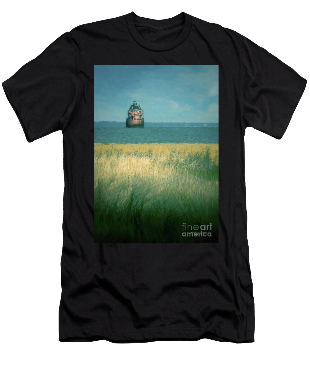 Guiding Light At Sandy Point Marvin Spates T-Shirt