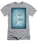 Guitar Bridge and Pickup Assembly Vintage Patent 1950 Cool Blue Carol Japp T-Shirt