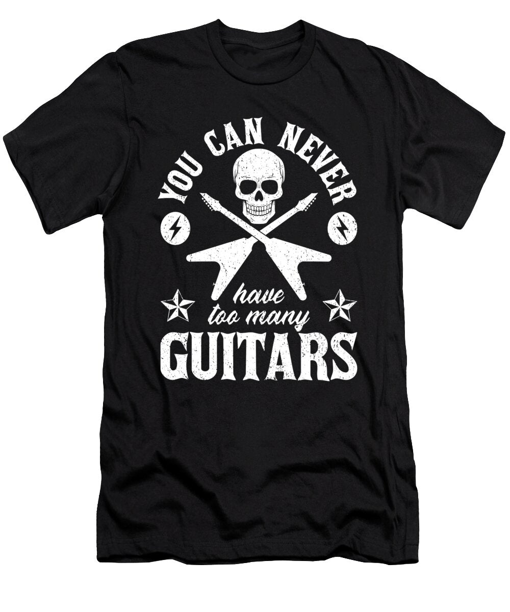 Guitar Lover Heavy Metal Skull Me T-Shirt