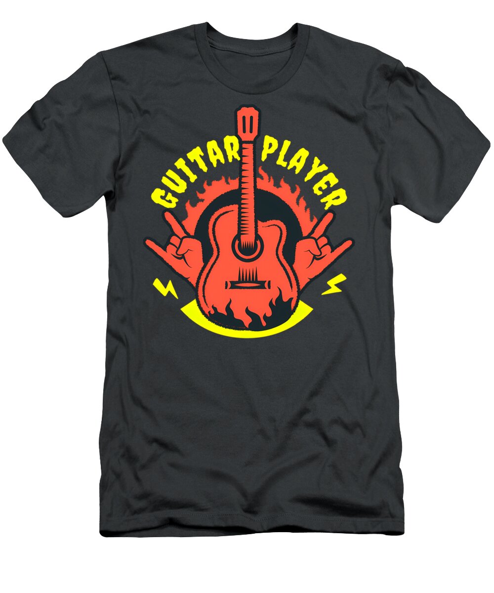 Guitar Player Rock Music Quang Vu T-Shirt