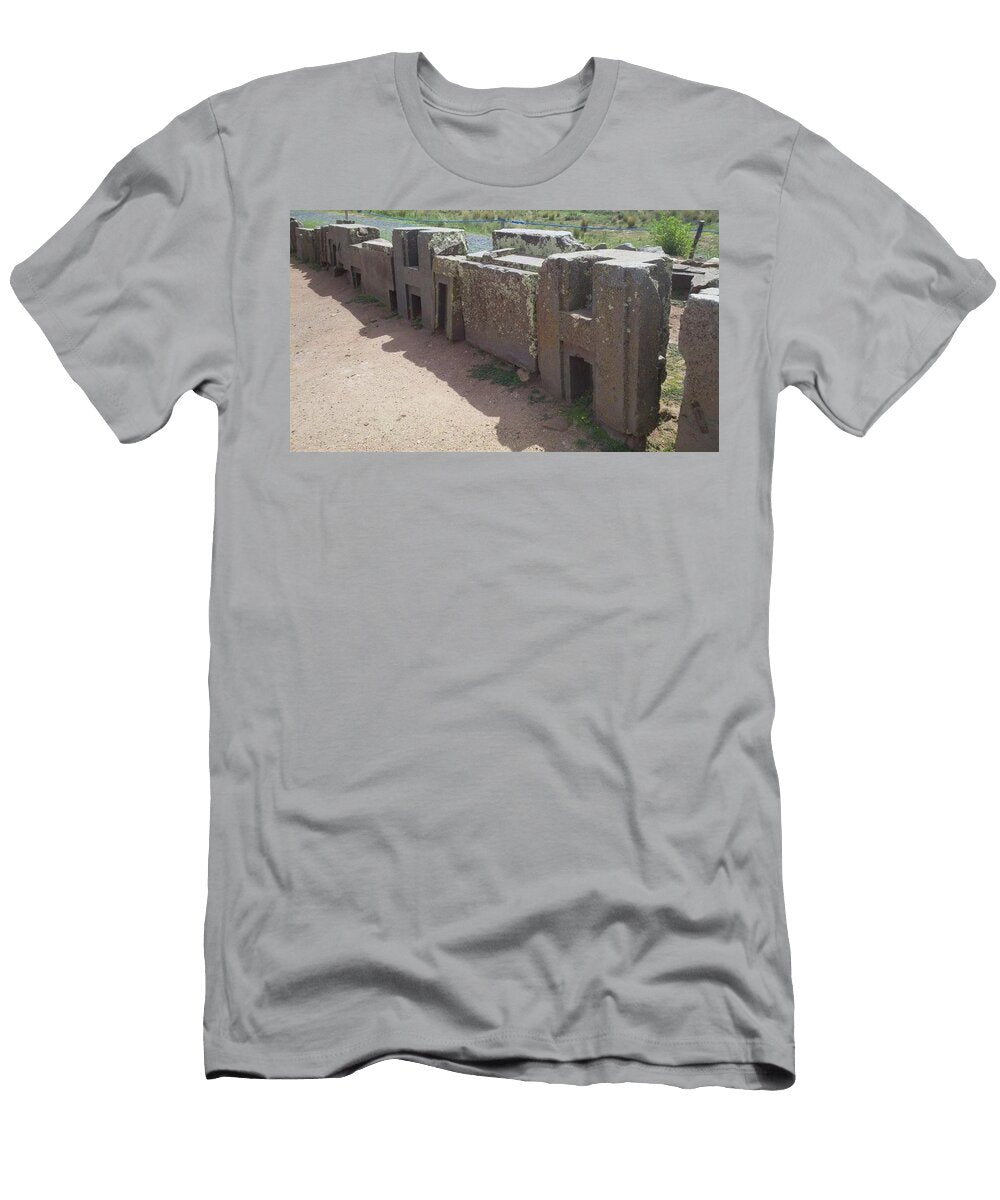 H Stones At Puma Punku Bolivia Trevor Grassi T-Shirt