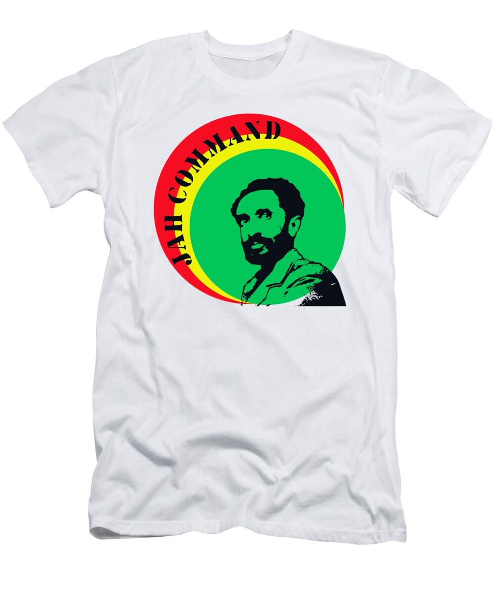 Haile Selassie Jah Command Daphne Lightfoot T-Shirt
