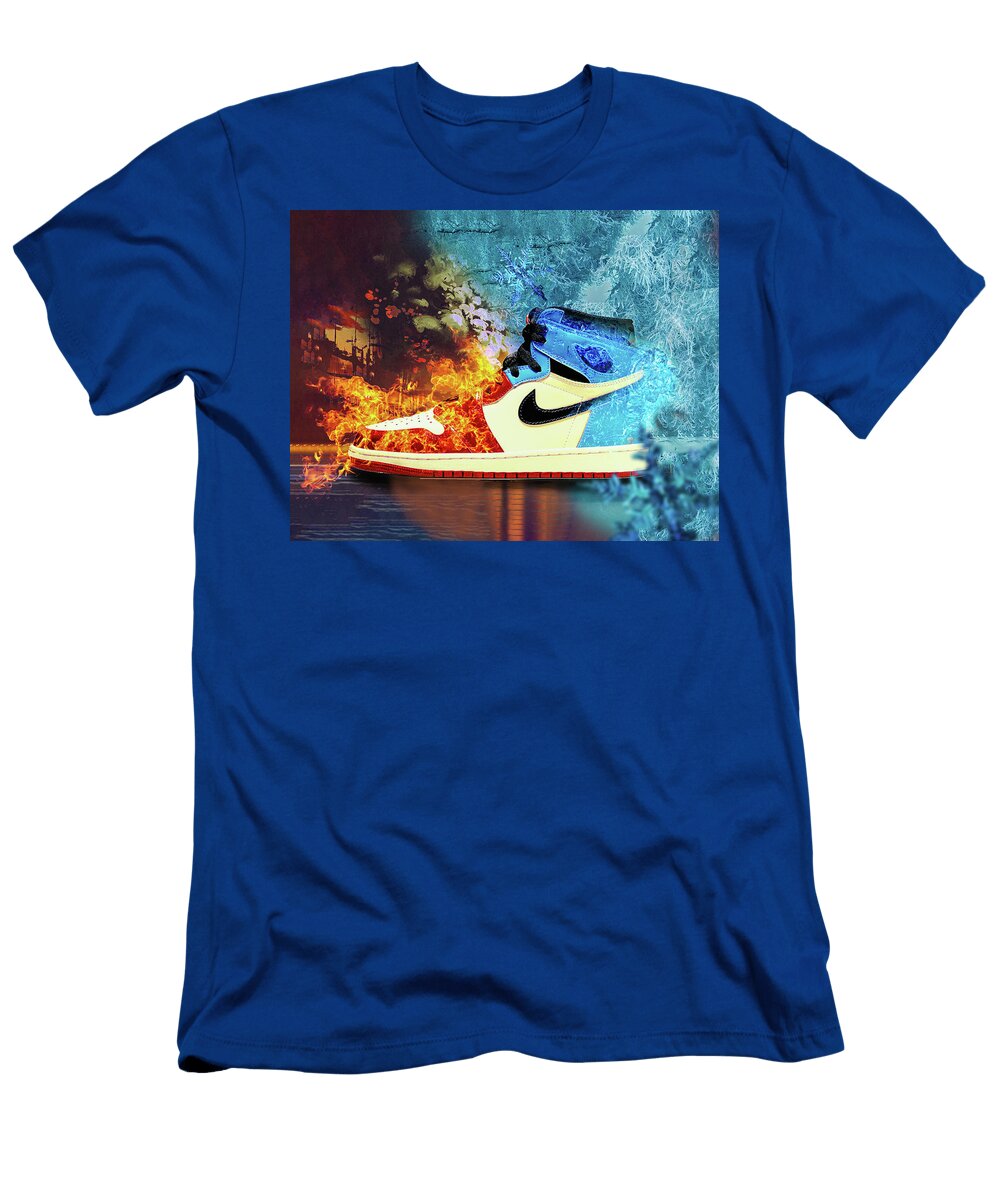 Half and Half Original Visual T-Shirt