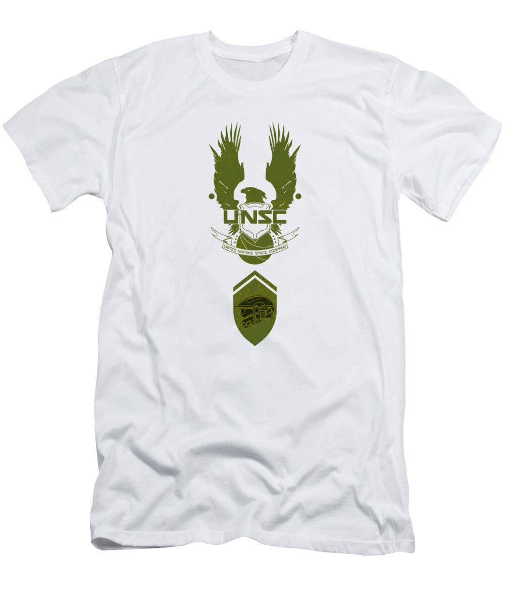 Halo Spartan Infinite Unsc Green Camo Kirania Finest T-Shirt