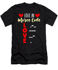Ham Radio Love in Morse Code Love Radio Operator Tshirtconcepts Marvin Poppe T-Shirt