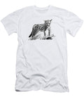 Hand Drawn Baby Puma Cub Sketch Graphics Monochrome Illustratio Volodymyr Burdiak T-Shirt