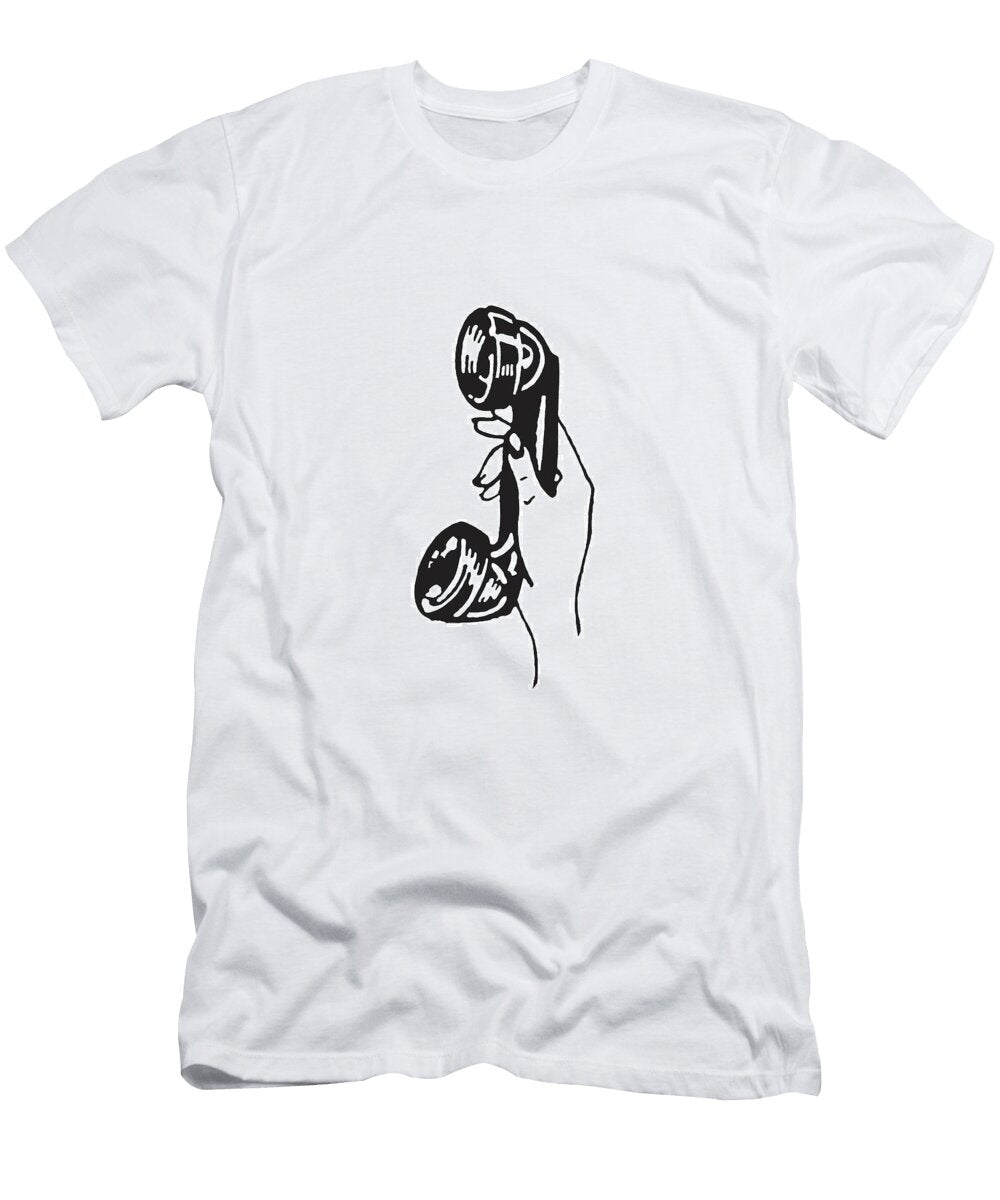 Hand Holding Out Telephone Handset Csa Images T-Shirt