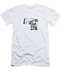 Hand Lifting Handset of Rotary Telephone Csa Images T-Shirt