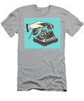 Hand Picking Up Handset of Rotary Telephone Csa Images T-Shirt