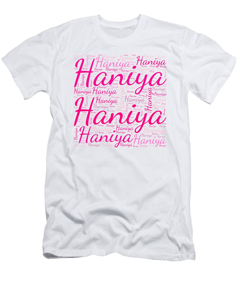 Haniya Names Without Frontiers Vidddie Publyshd T-Shirt