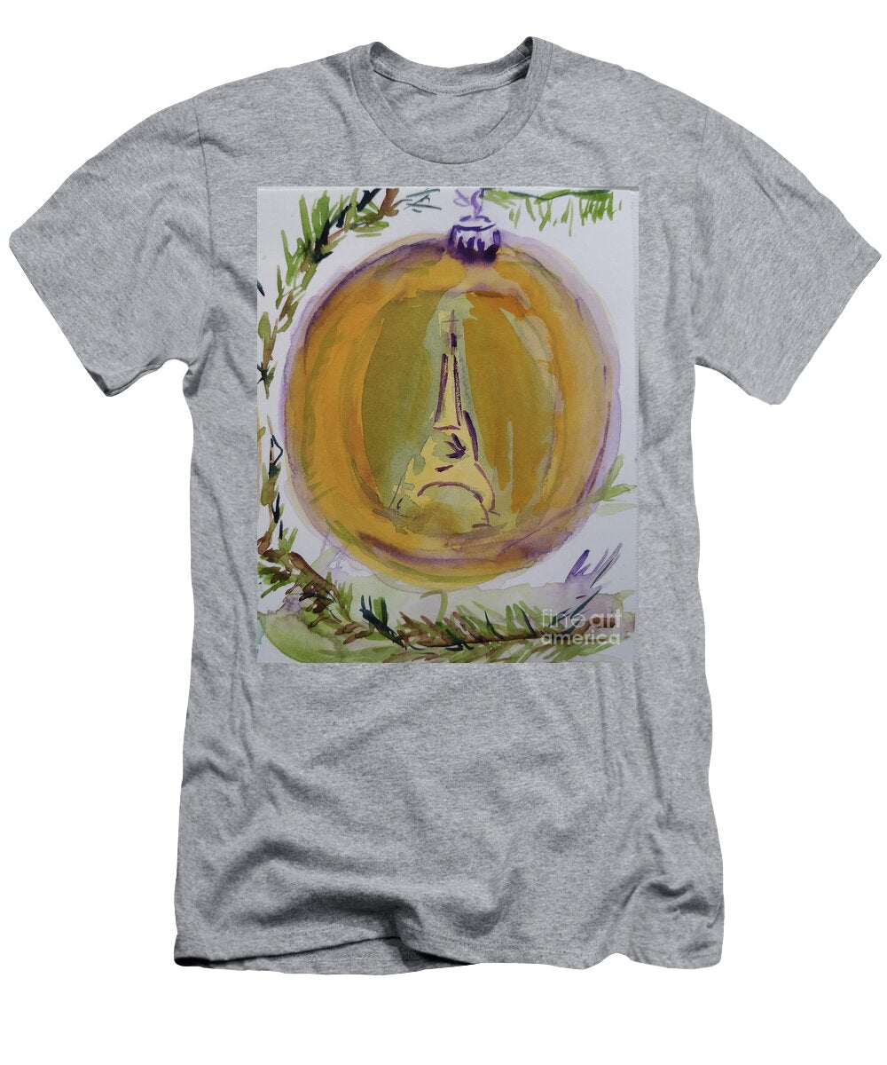 Happy Holidays Yellow Christmas Ball Toronto Tamara Vitsenkova T-Shirt