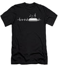 Harmonica Heartbeat Instrument Music Blues Gift Thomas Larch T-Shirt