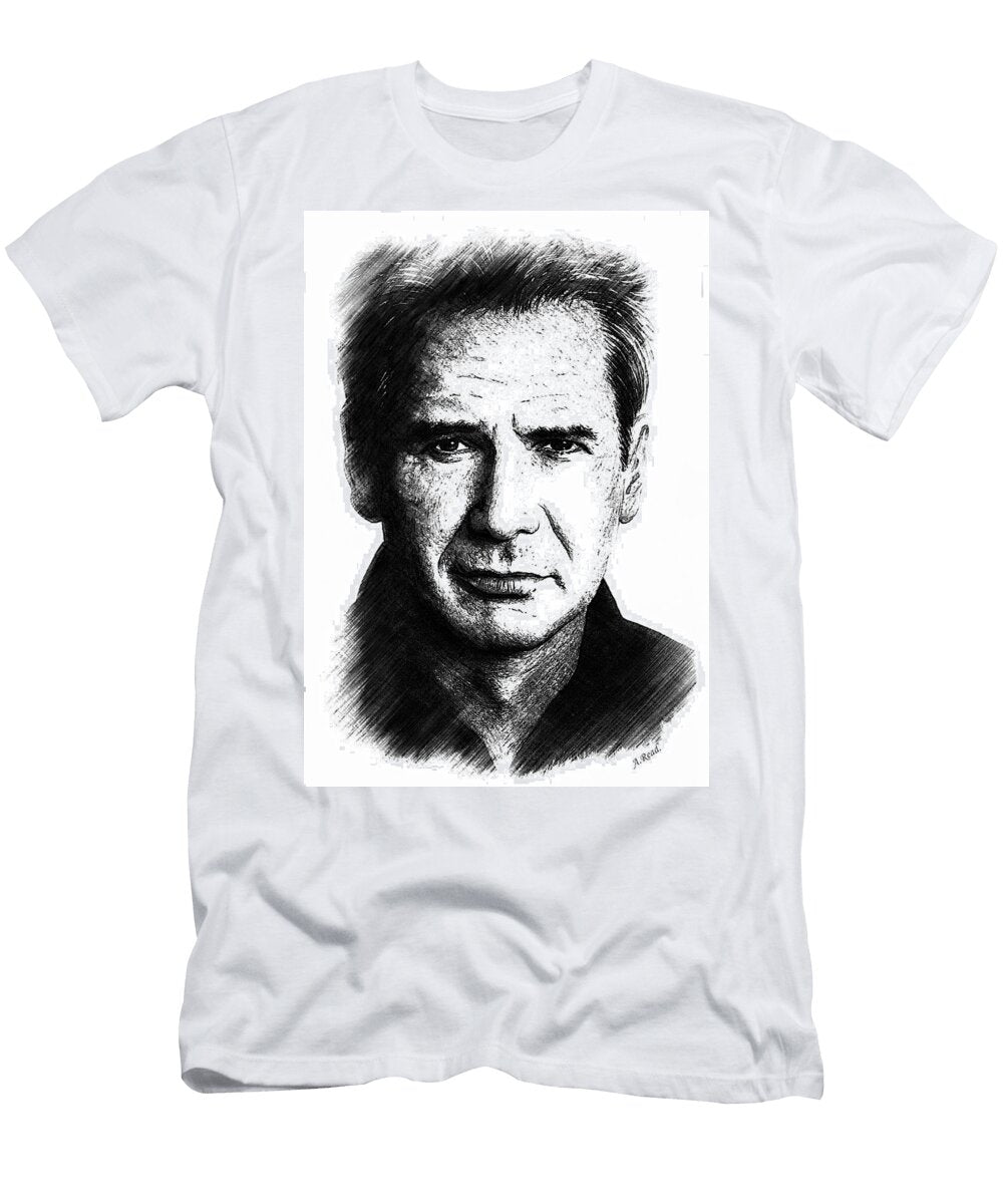 Harrison Ford Sketch Edit Andrew Read T-Shirt