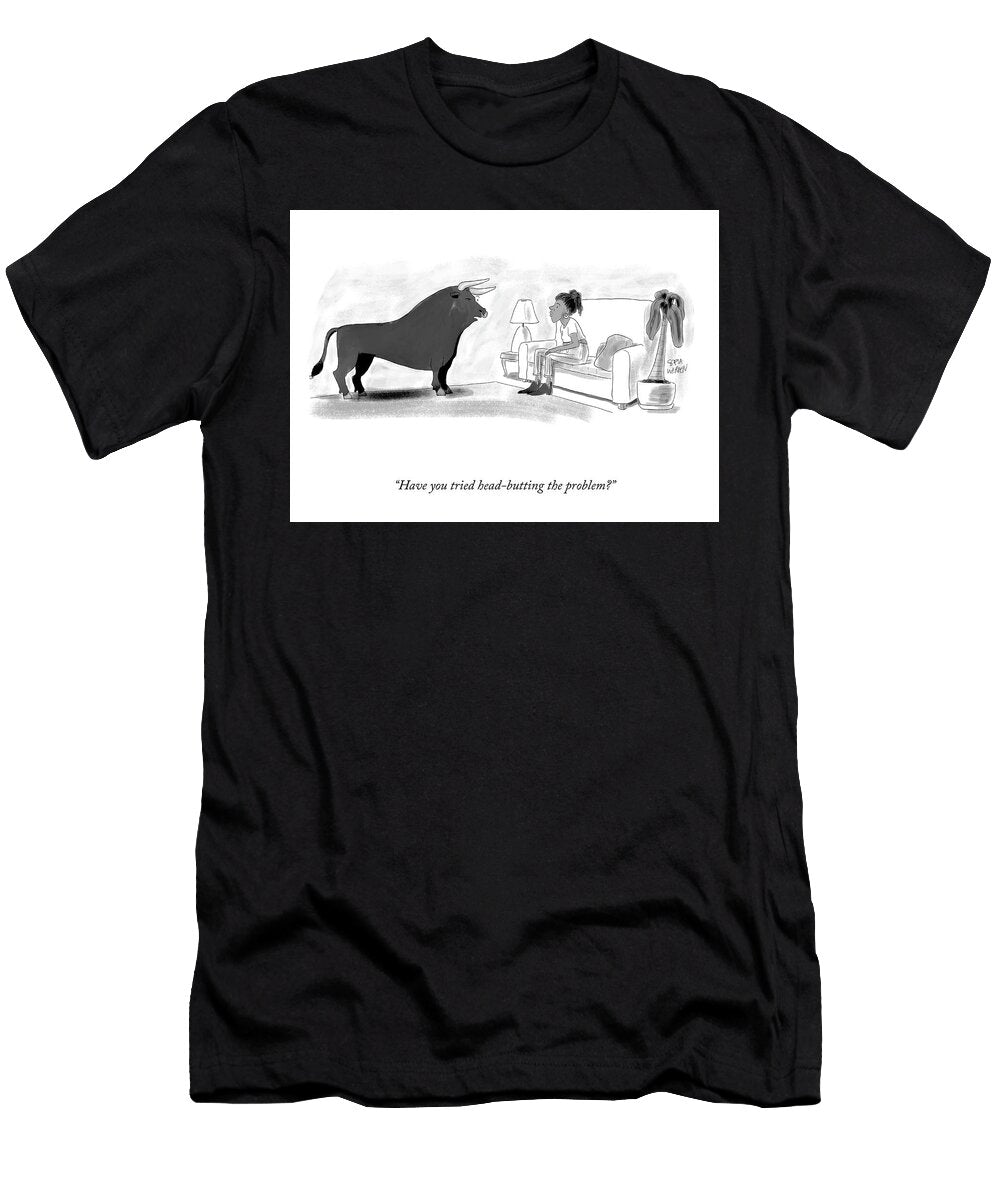 Head Butting the Problem Sofia Warren T-Shirt