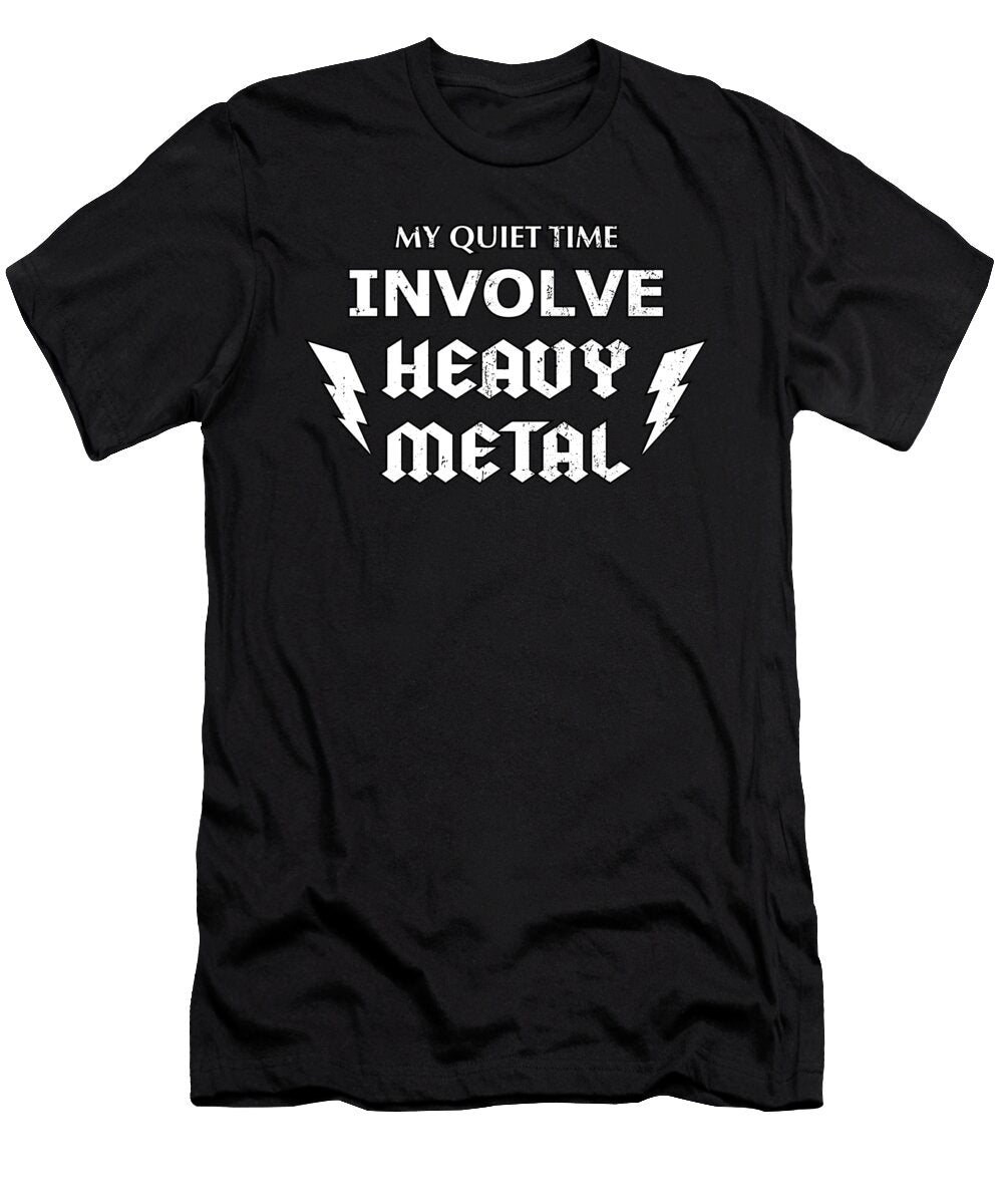 Heavy Metal Guitar Player Rock Music Gift Idea Tshirtconcepts Marvin Poppe T-Shirt