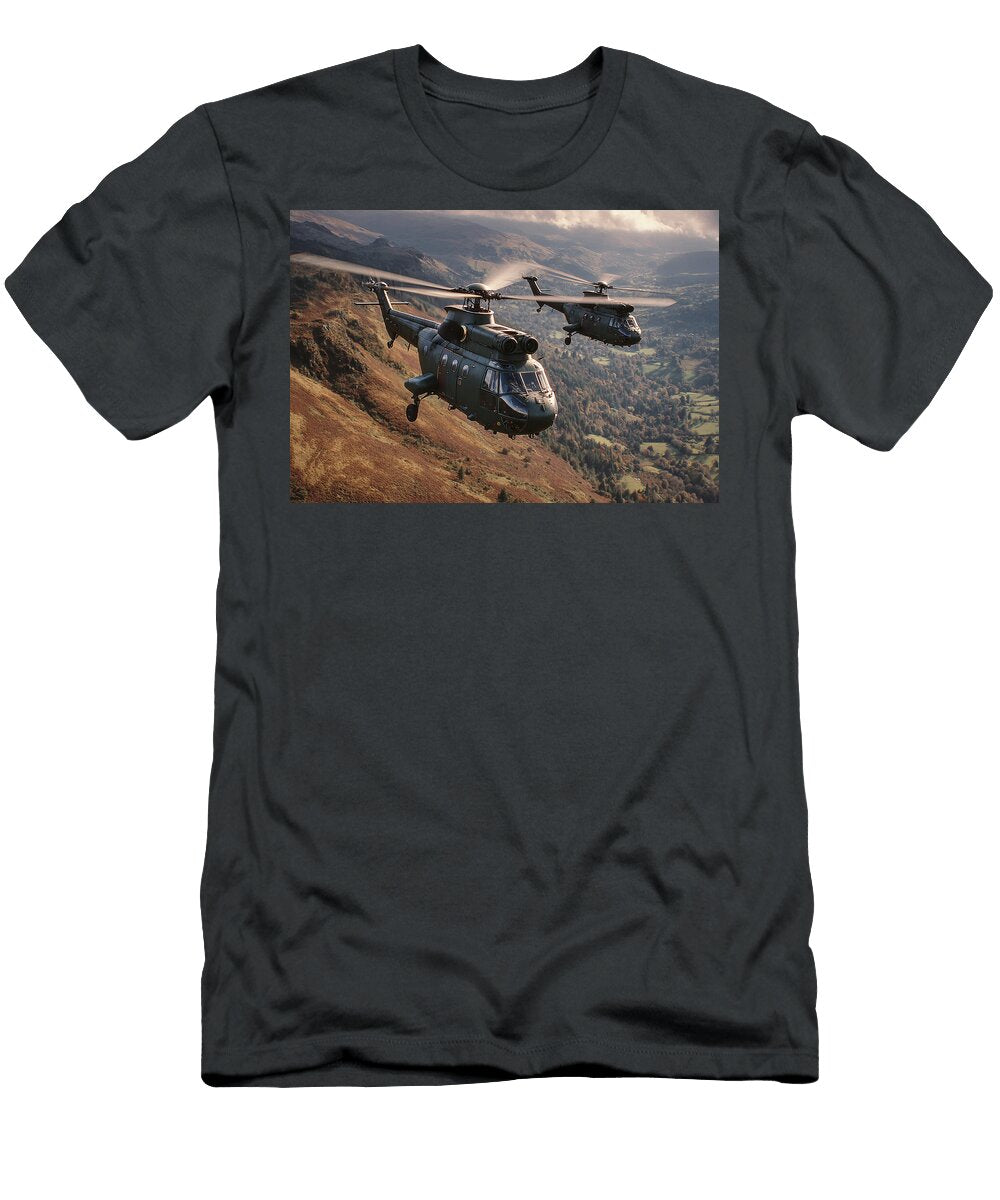 Helicopters in Harmony Start Aviation T-Shirt