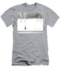 Heron in the Snow Nikolyn Mcdonald T-Shirt