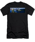 High Angle View of a Lake Crater Lake Panoramic Images T-Shirt
