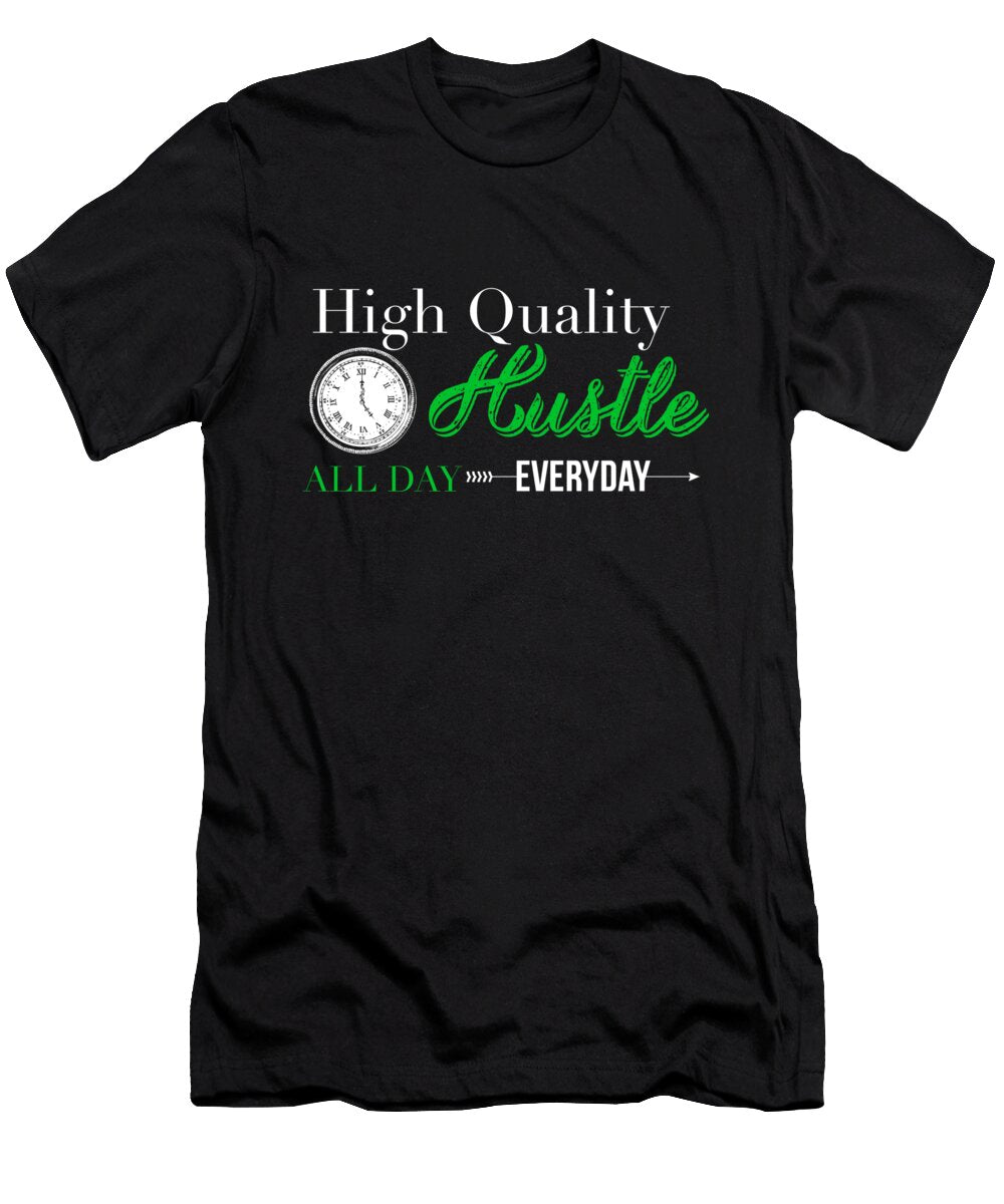 High Quality Hustle Black Marquetta Chambers T-Shirt