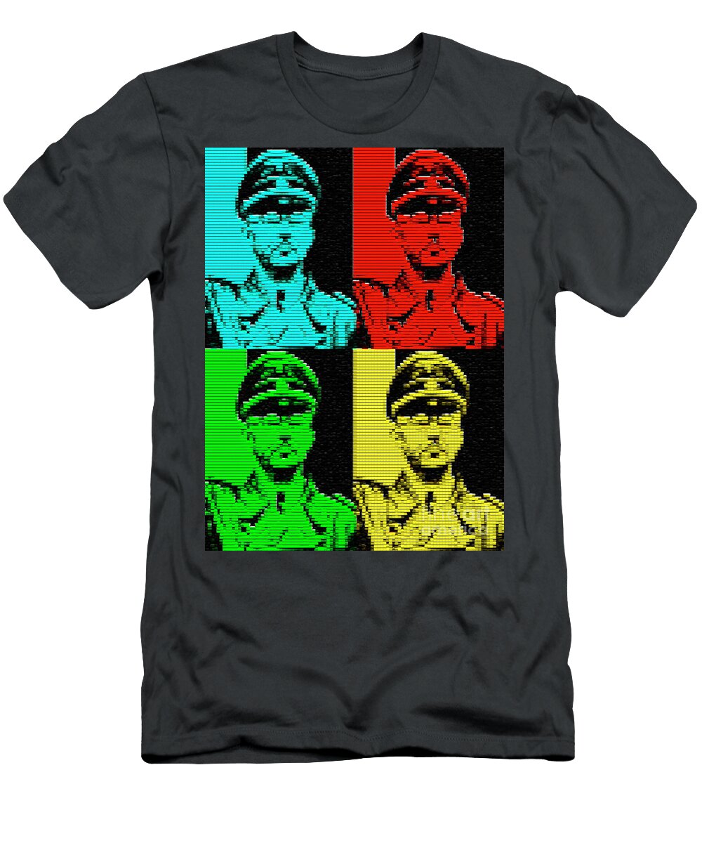 Himmler Pop Art Lego Print Christina Fairhead Art and Merch T-Shirt