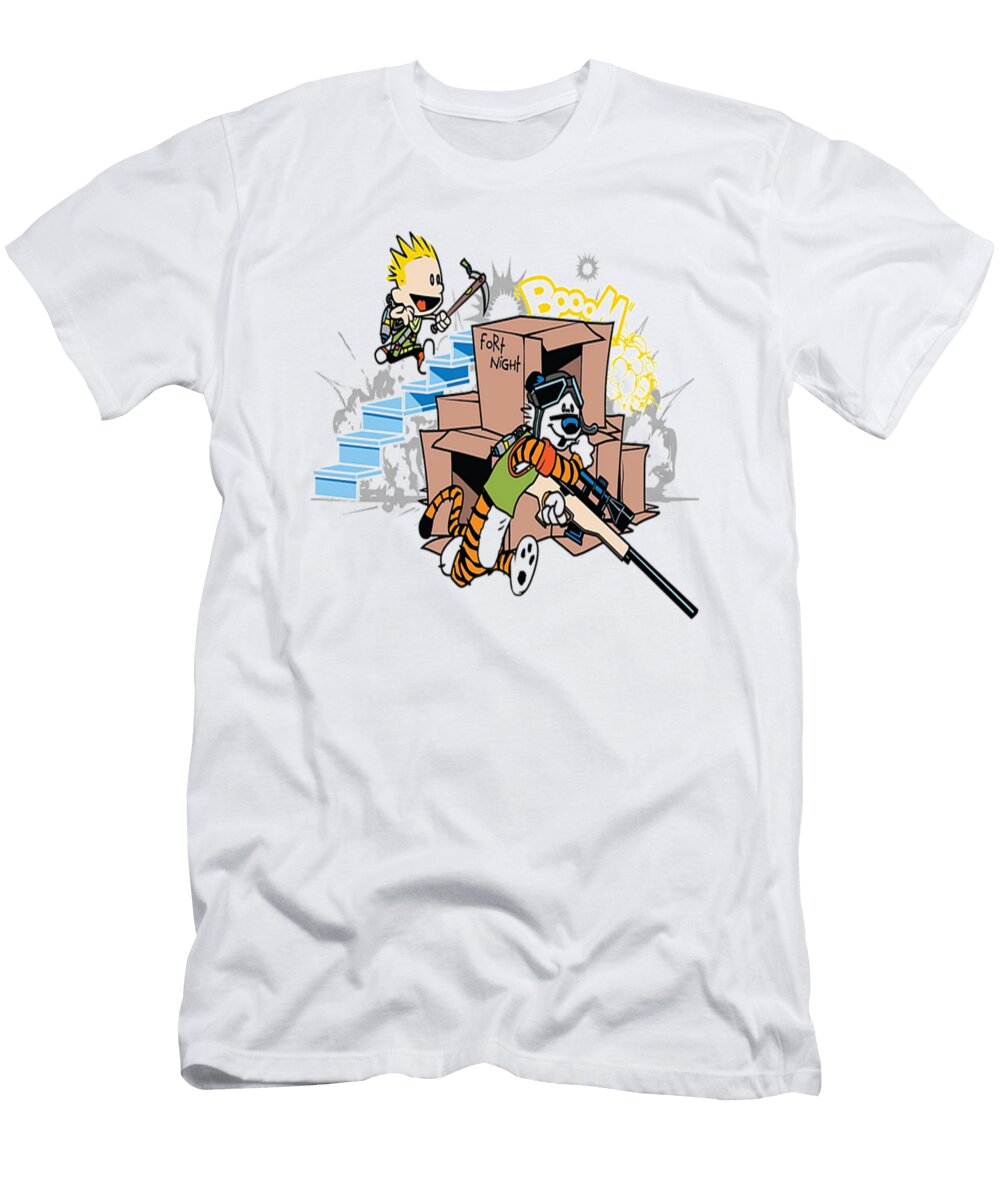 Hobbes Fort Night Happy Pets T-Shirt