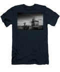 Holland Harbor Lighthouse Michigan Black and White Liesl Walsh T-Shirt