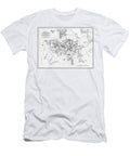 Hong Kong with British Kowloon Vintage Map 1888 Black and White Carol Japp T-Shirt