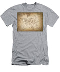 Hong Kong with British Kowloon Vintage Map 1888 Sepia Carol Japp T-Shirt